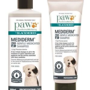 paw's gentle medicated shampoo for dogs