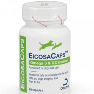 omega 3 and 6 capsules formulated for dogs and cats