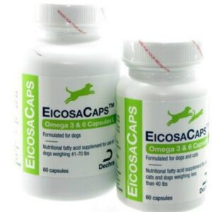 nutritional fatty acids supplements with omega 3 and 6 capsules for cats and dogs
