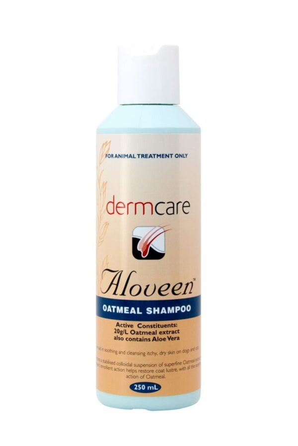 dermcare - aloveen oatmeal shampoo for animal treatment only