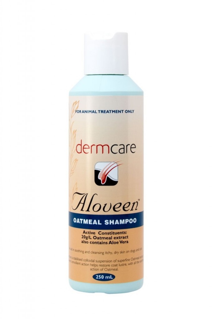 dermcare - aloveen oatmeal shampoo for animal treatment only