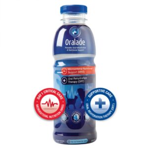 palatable oral rehydration and nutritional support for cats and dogs