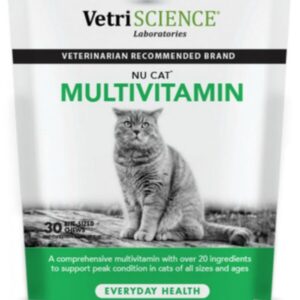 comprehensive multivitamin with over 20 ingredients to support peak conditions in cats of all sizes and ages