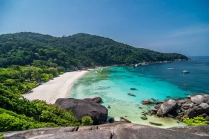 similan islands in the thailand